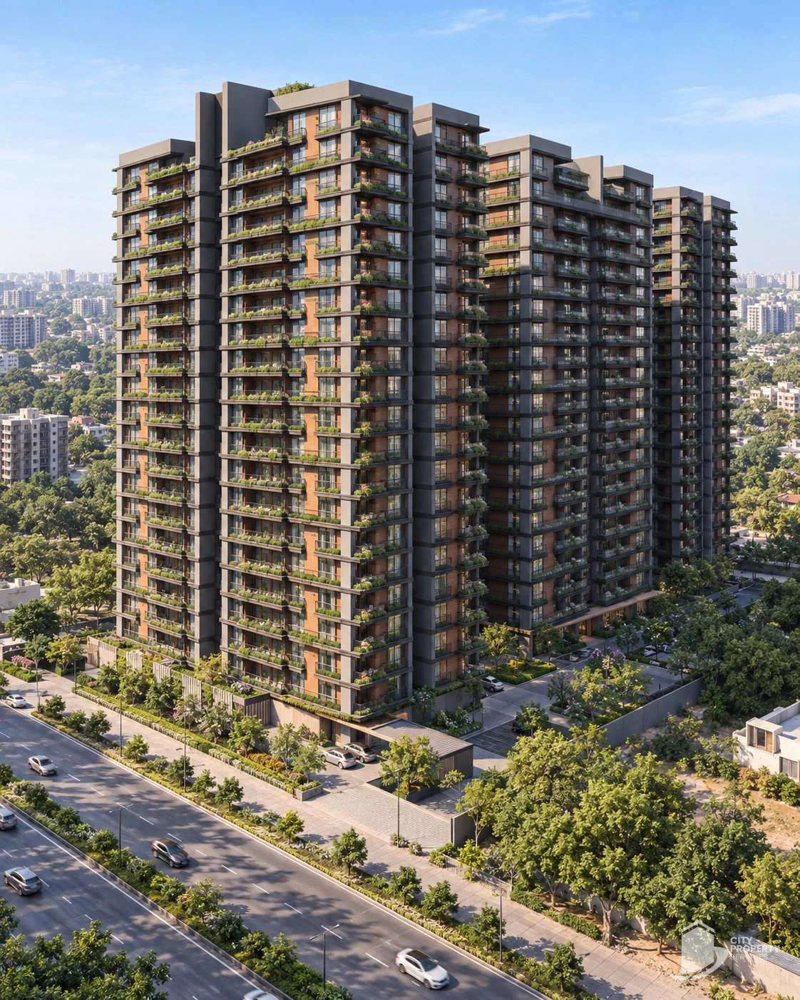 Binori Arabella, Shilaj, aerial view | City Property Services