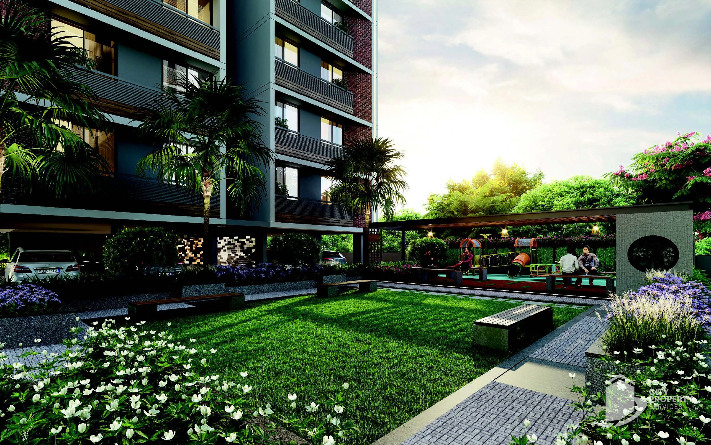 Casa Amplio, Thaltej, landscape | City Property Services