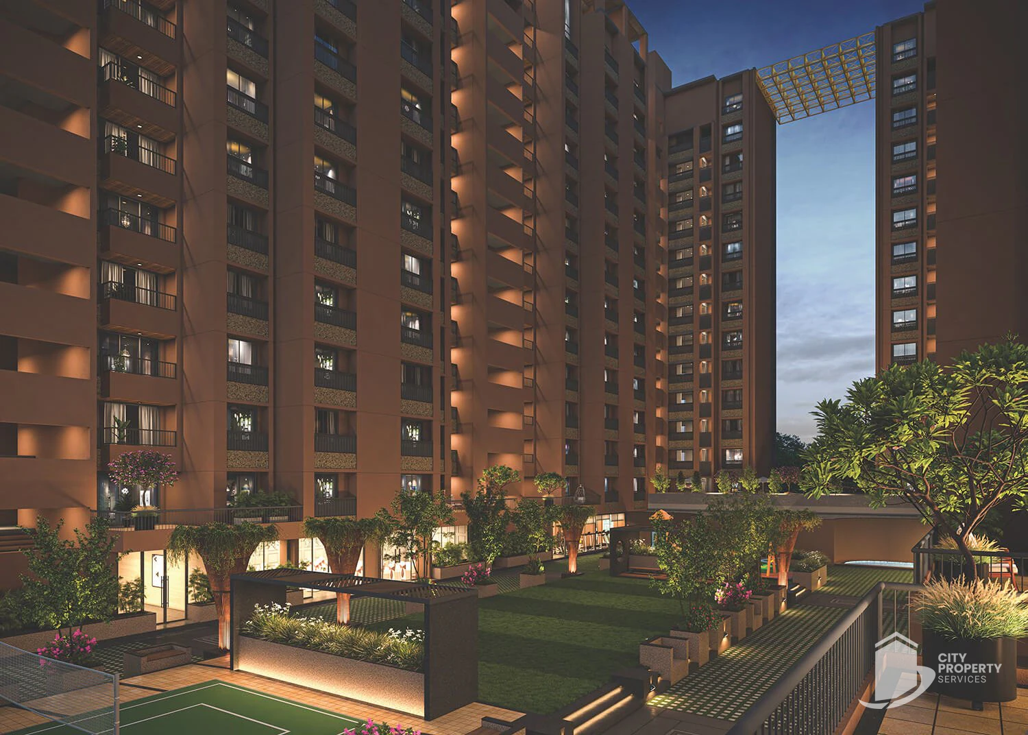 Celestial Garden Living, Shilaj, landscape | City Property Services