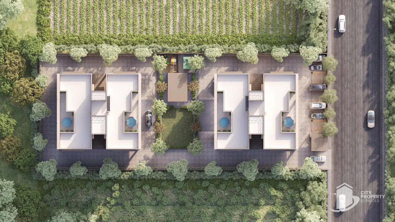Diwali Skyz, Vaishnodevi Circle, aerial view | City Property Services