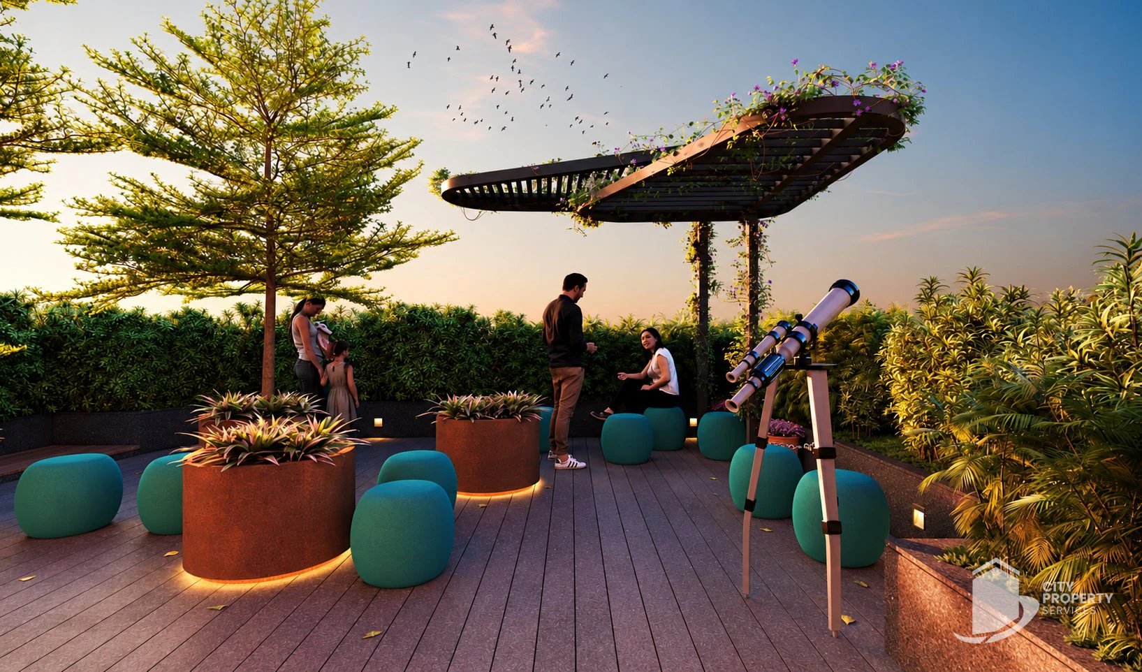 Dream Vianna, Science City, rooftop | City Property Services