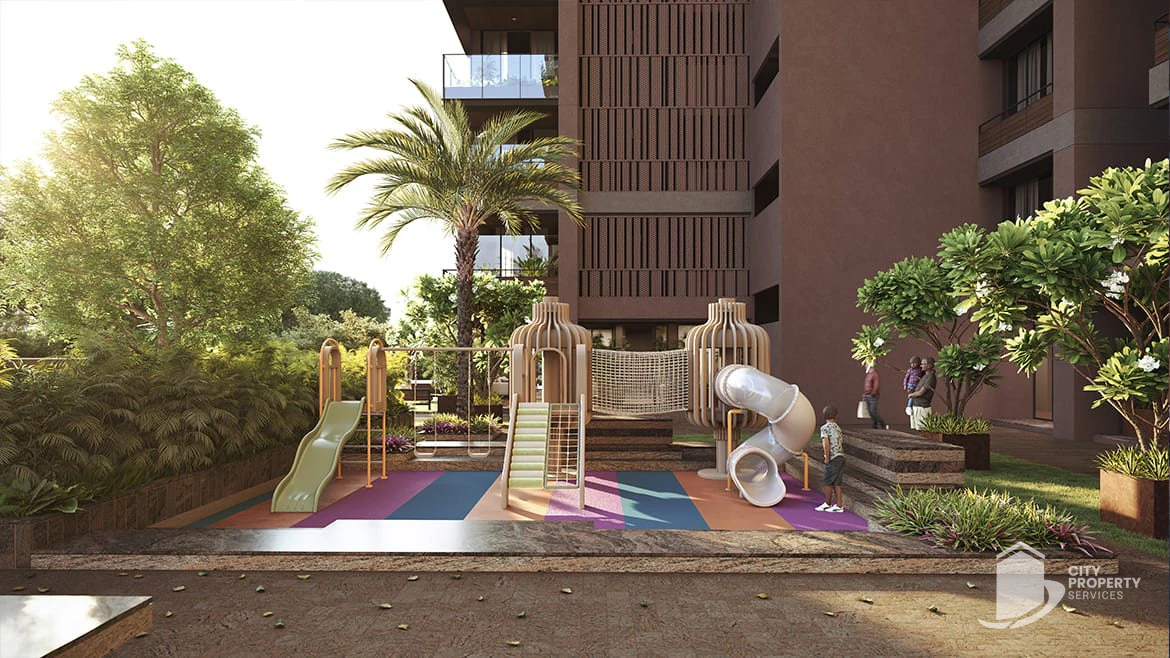 Elinor 108, Thaltej, kids' play area | City Property Services