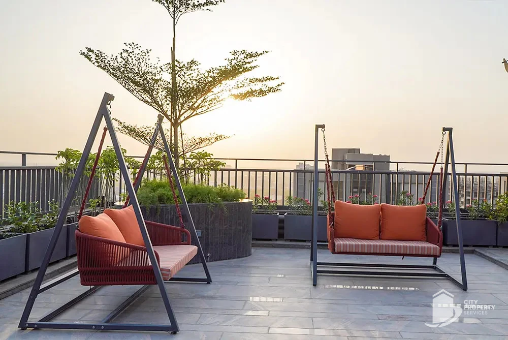 Eminence 96, Thaltej, rooftop | City Property Services
