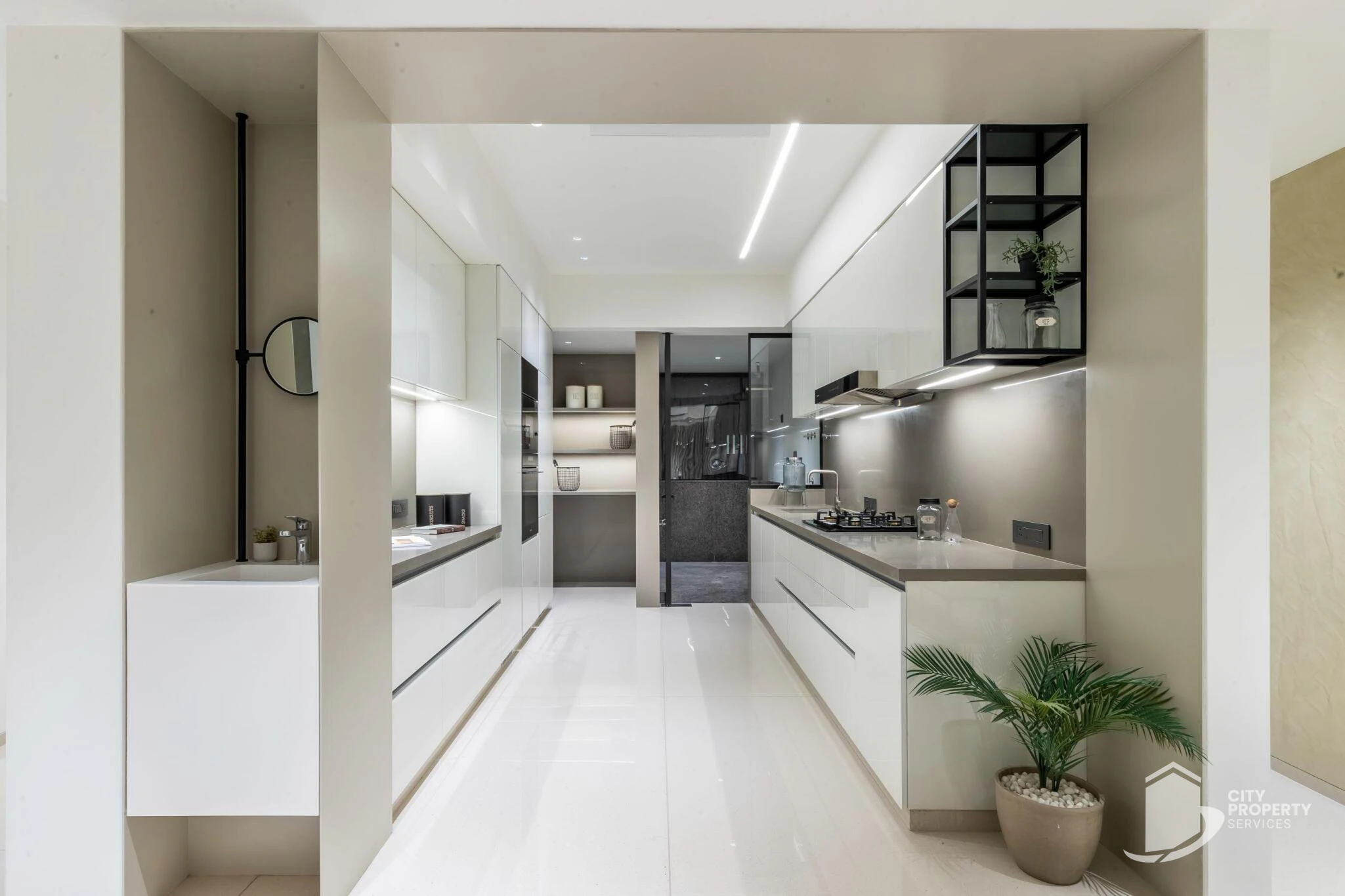 Eminence 96, Thaltej, kitchen | City Property Services