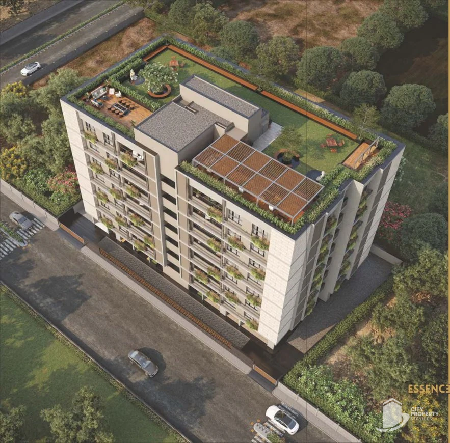 Essence 51, Thaltej, aerial view | City Property Services