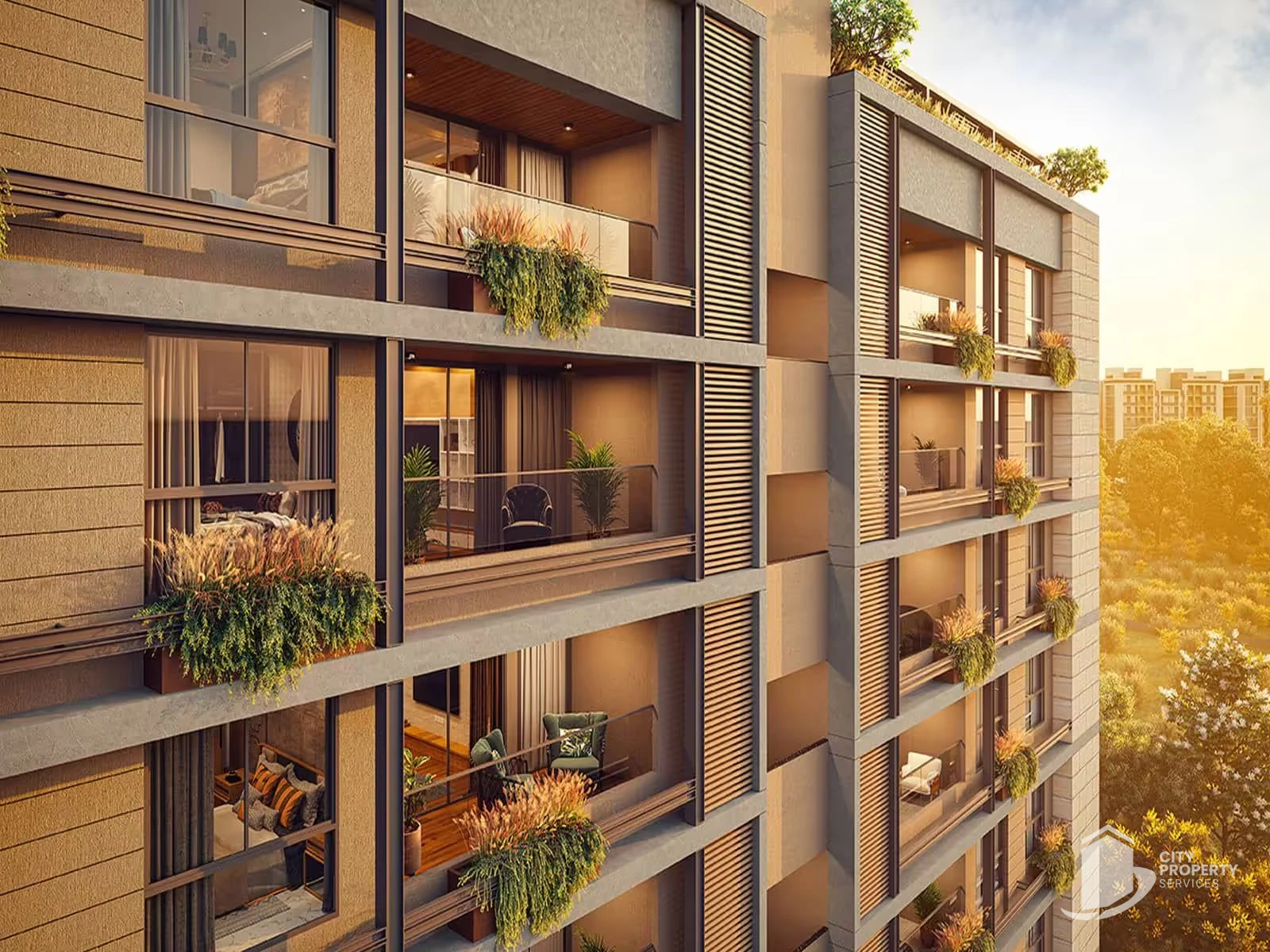 Essence 51, Thaltej, balcony | City Property Services