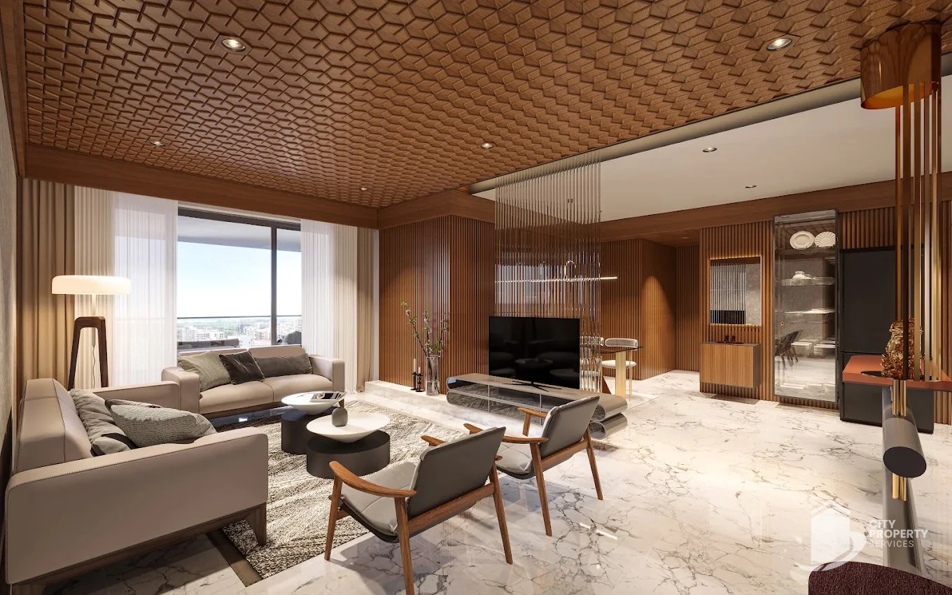 Essence 51, Thaltej, living room | City Property Services