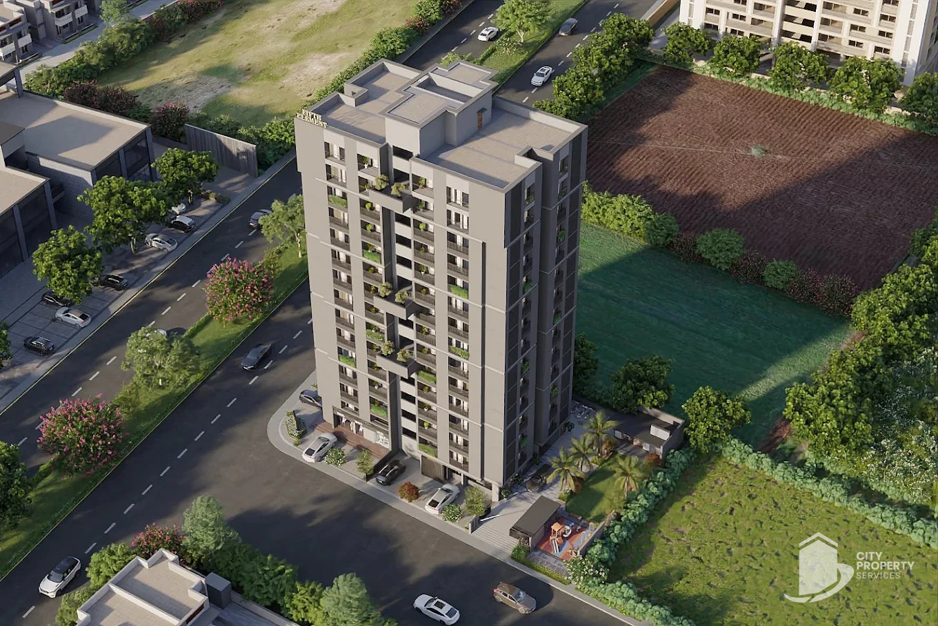 Fifth Element, Shilaj, aerial view | City Property Services