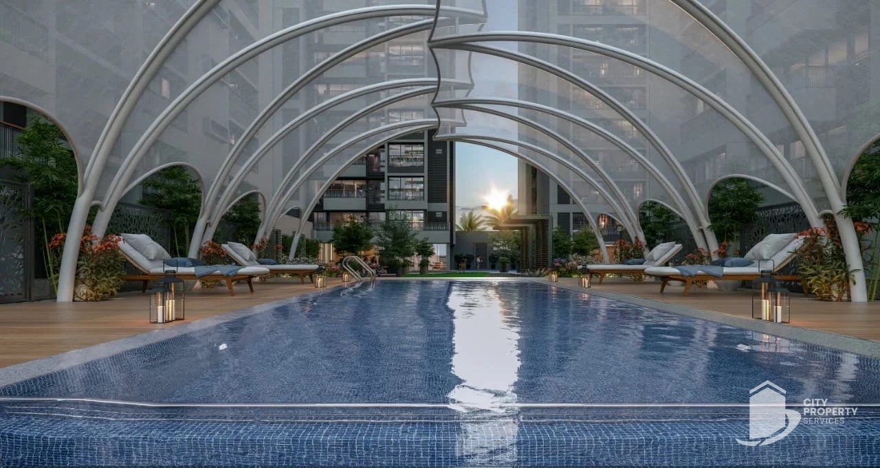 Ganesh Legacy, Vaishnodevi Circle, swimming pool | City Property Services