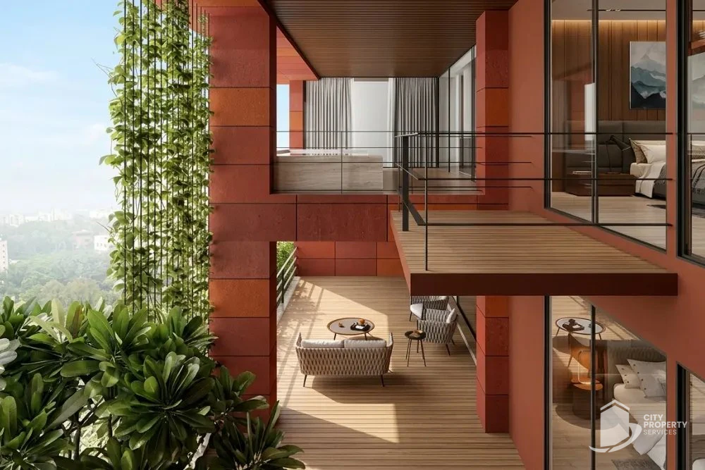 Ikebana by Gala, Sindhu Bhavan Road, balcony | City Property Services