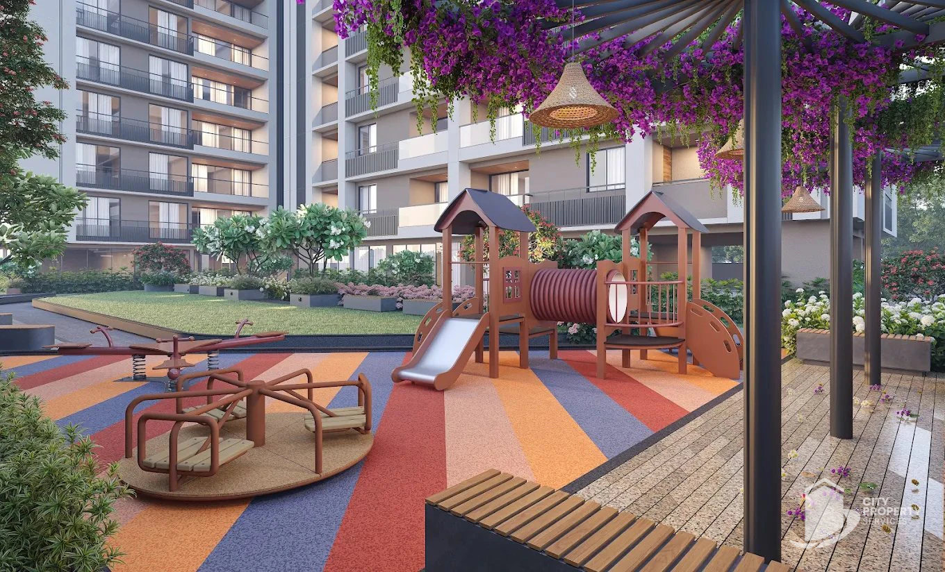 Kadamb Lavish, Vaishnodevi Circle, kids' play area | City Property Services