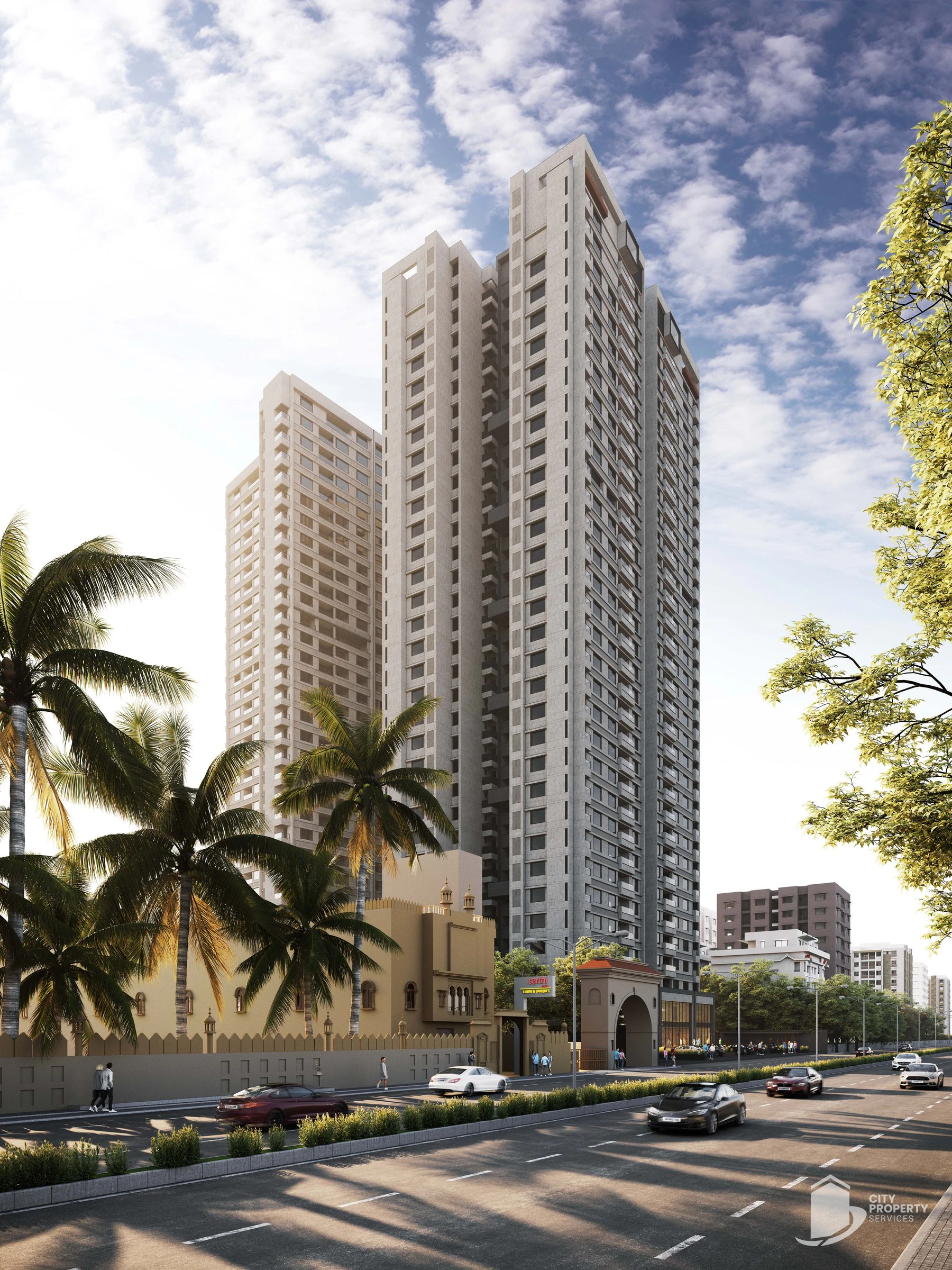 Oeuvre Iconic, Bodakdev, exterior | City Property Services