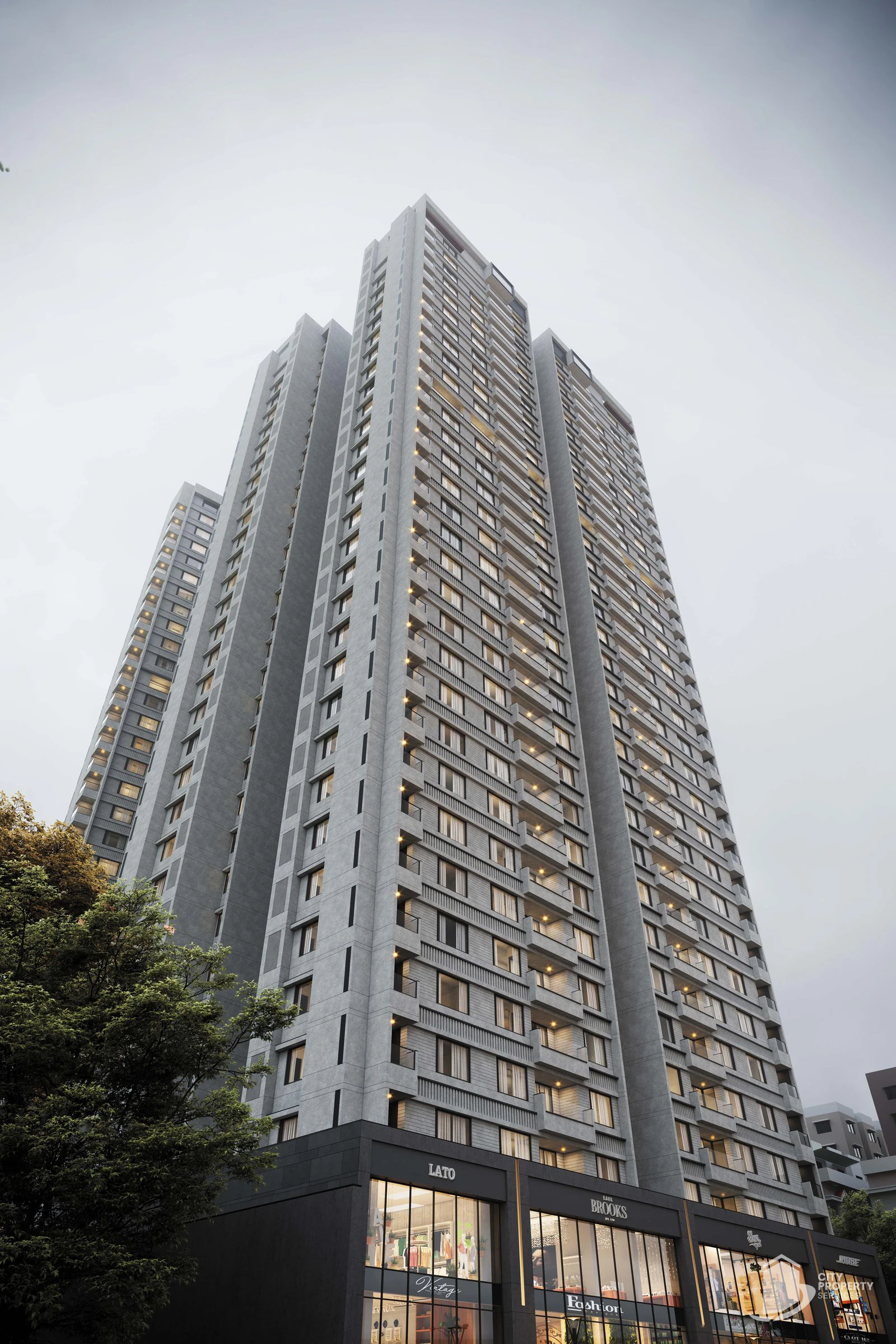Oeuvre Iconic, Bodakdev, exterior | City Property Services