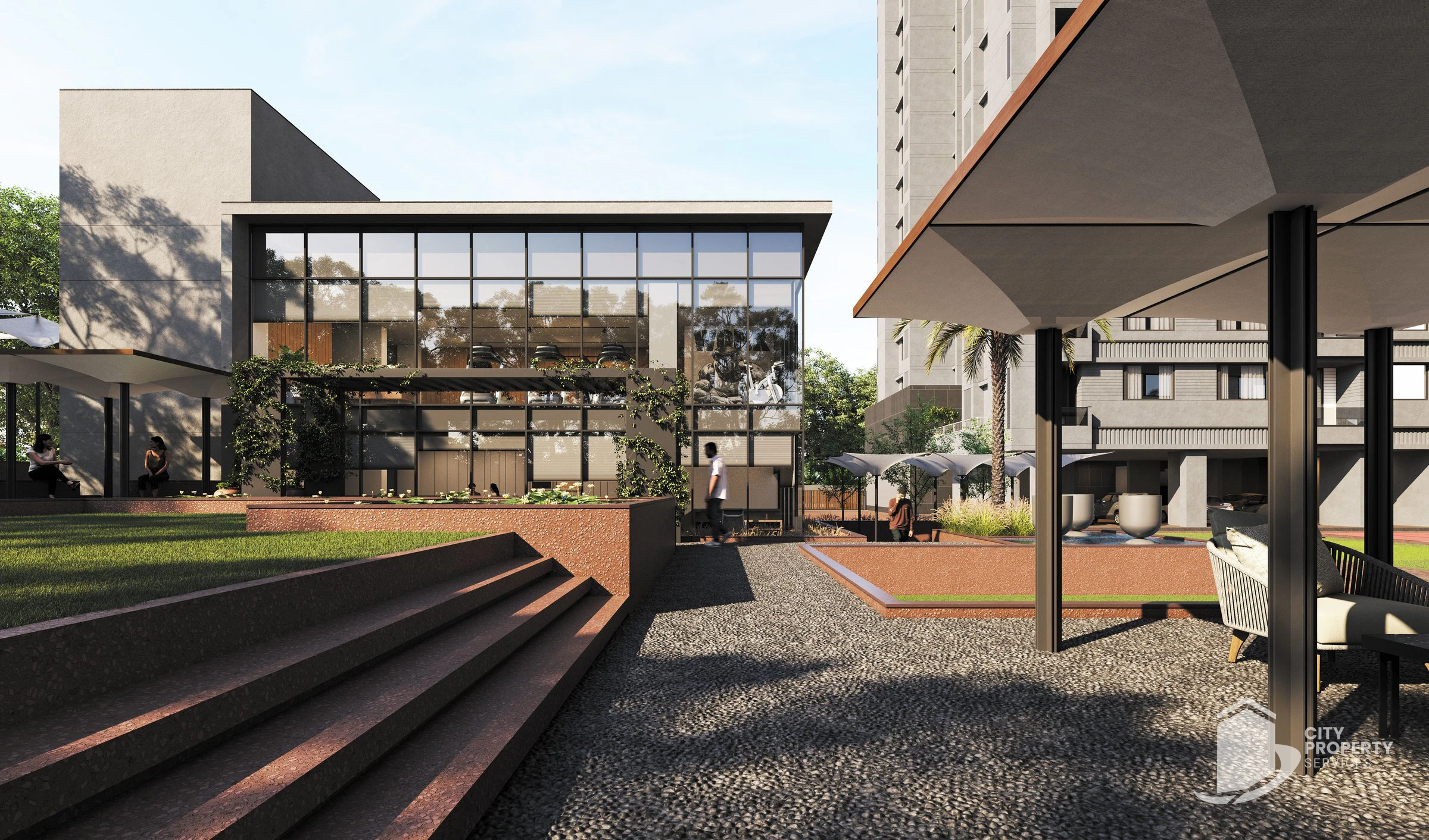 Oeuvre Iconic, Bodakdev, clubhouse | City Property Services