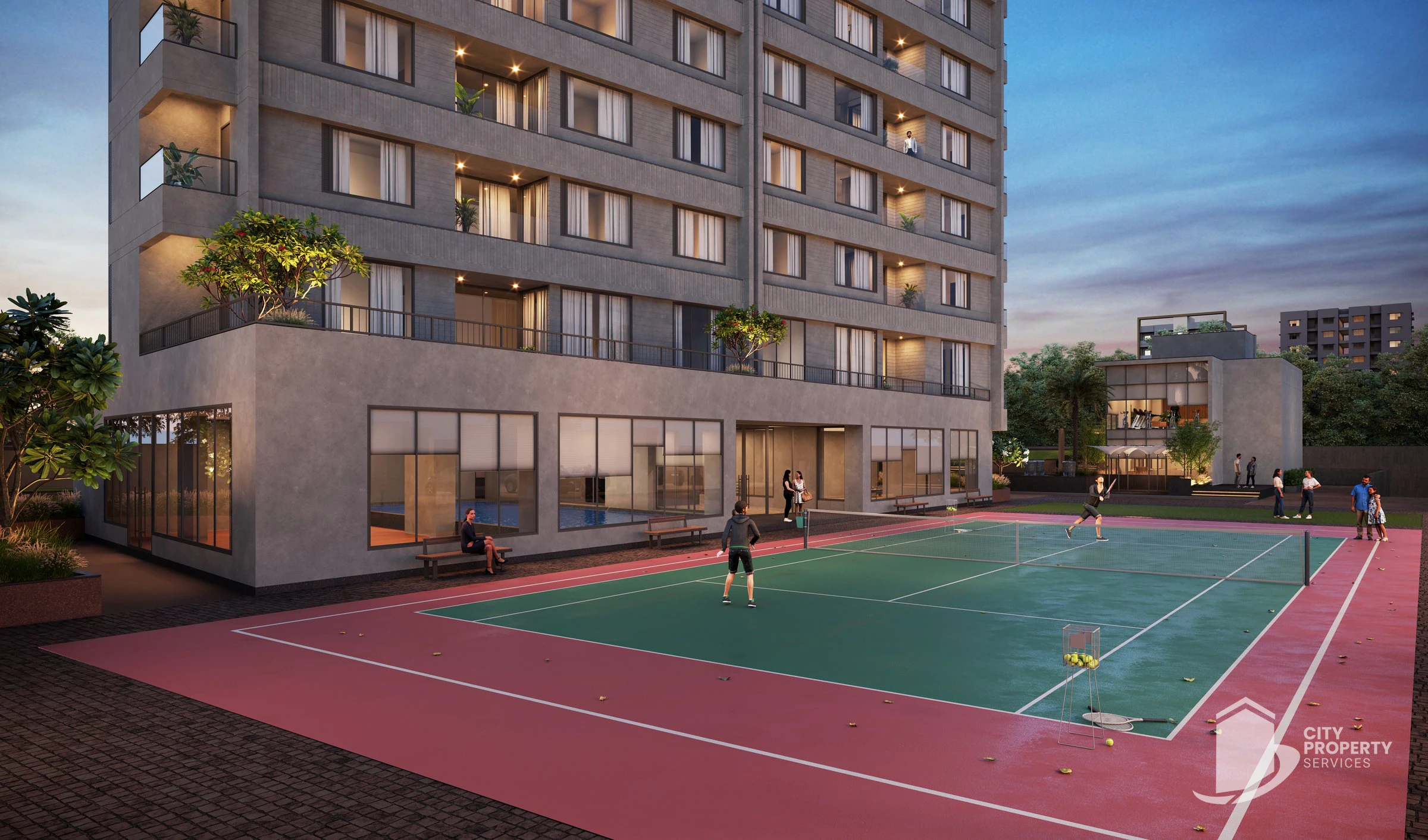 Oeuvre Iconic, Bodakdev, amenity | City Property Services