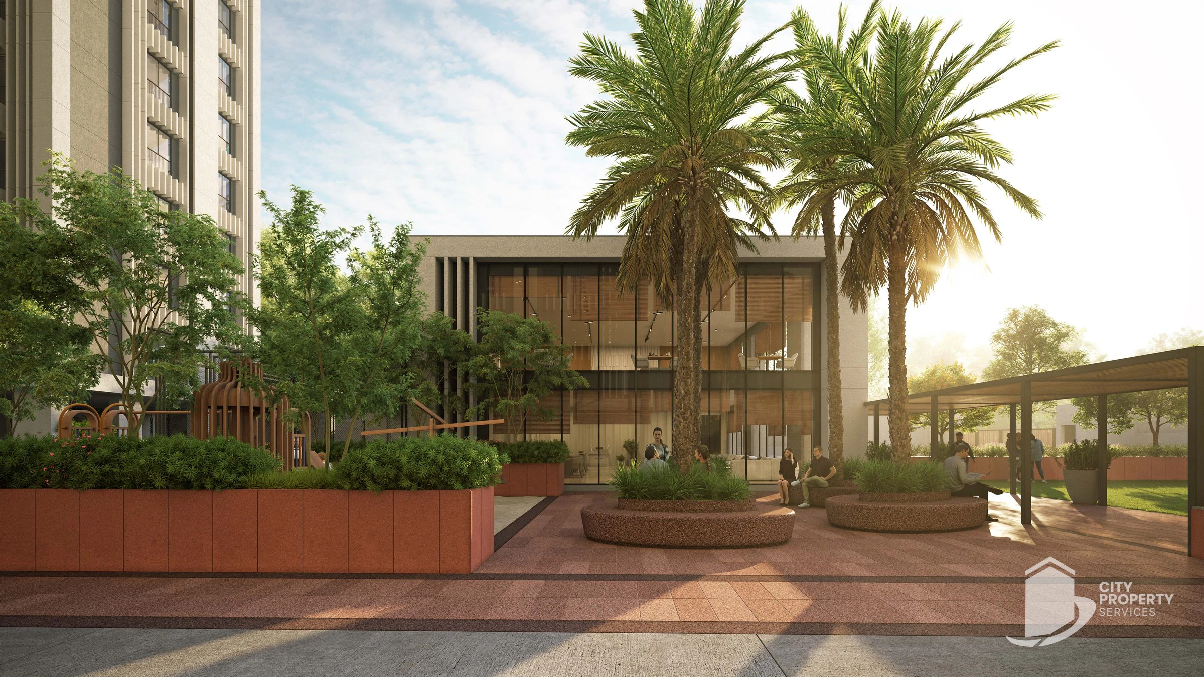 Oeuvre Iconic 2, Thaltej, landscape | City Property Services