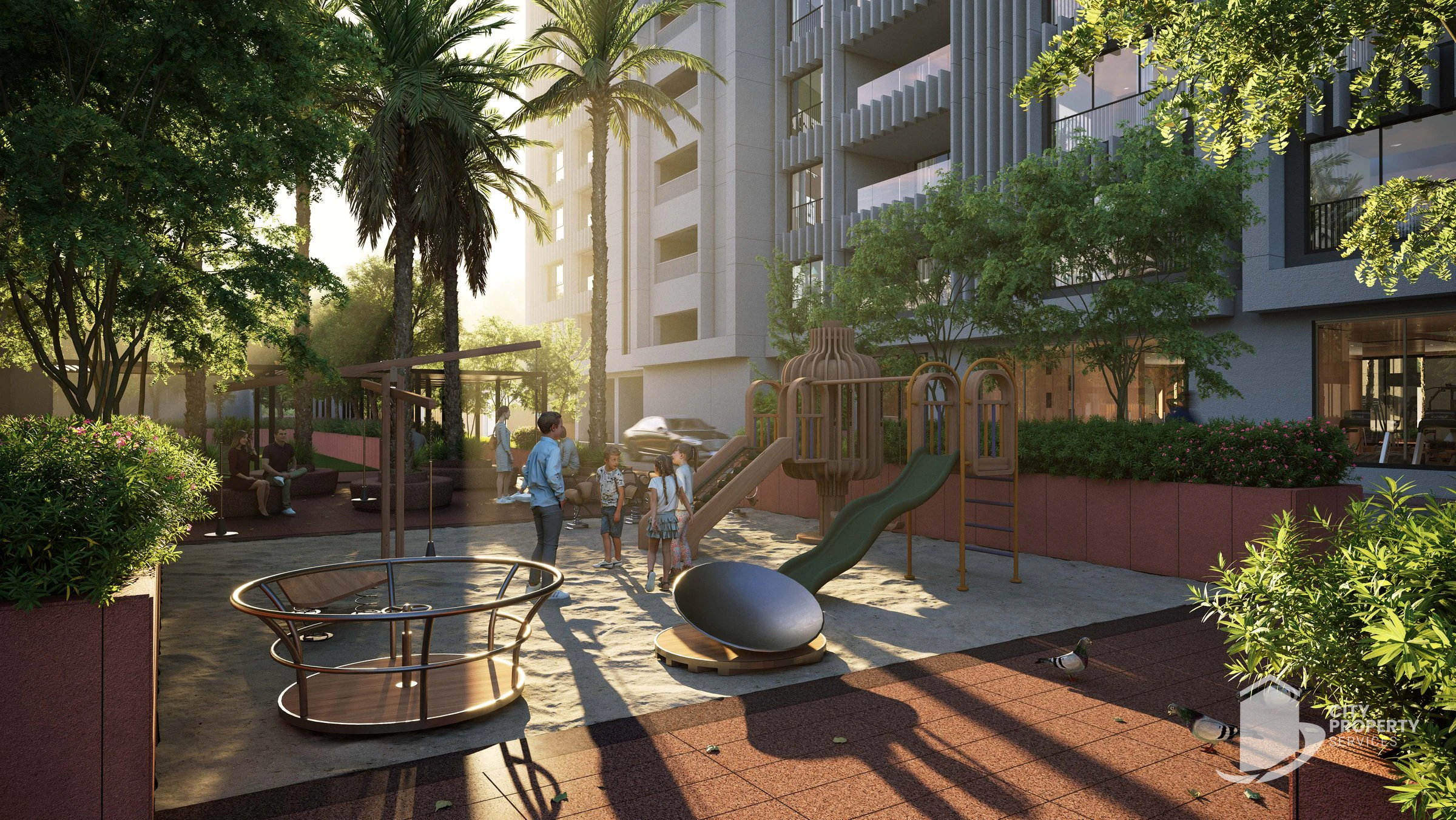 Oeuvre Iconic 2, Thaltej, kids' play area | City Property Services