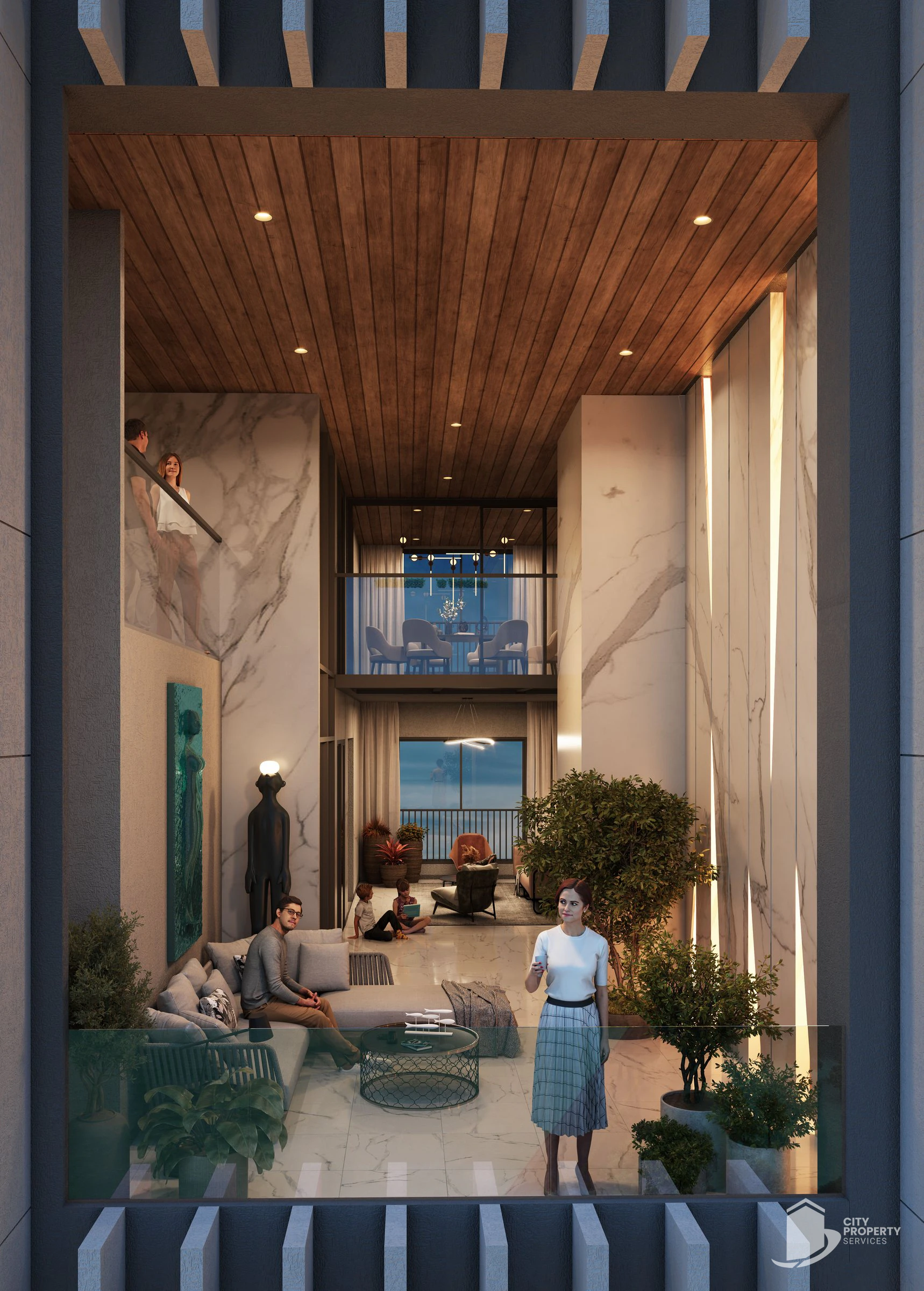Oeuvre Iconic 2, Thaltej, lobby | City Property Services