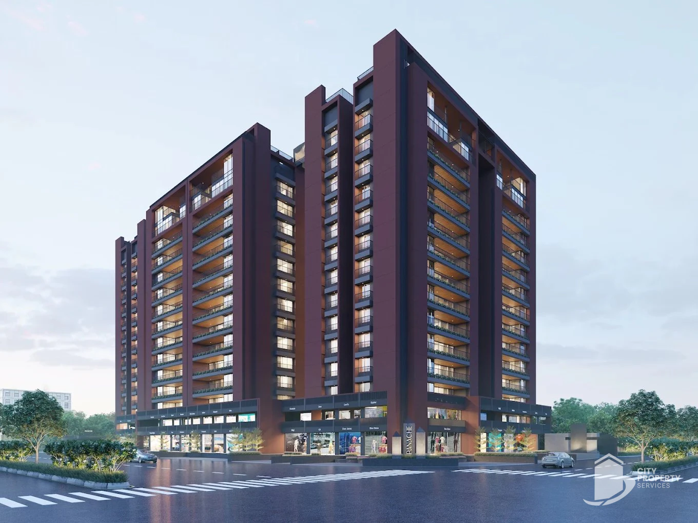 Panache, Vaishnodevi Circle, exterior | City Property Services