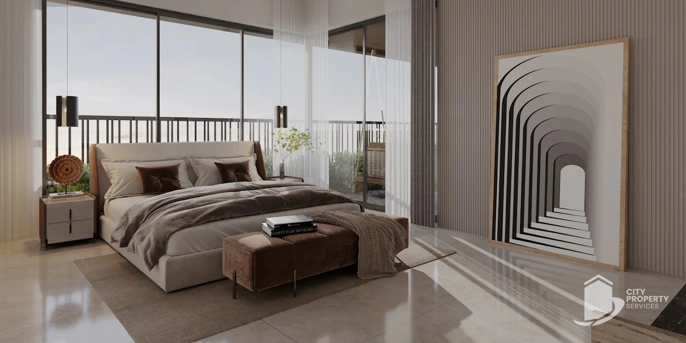 Panache, Vaishnodevi Circle, bedroom | City Property Services