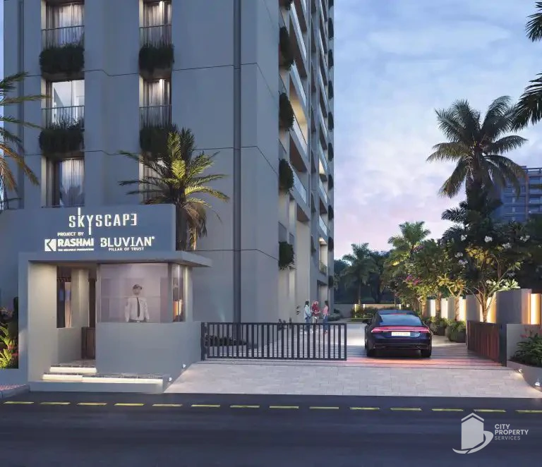 Rashmi SkyScape, Shilaj, entrance | City Property Services
