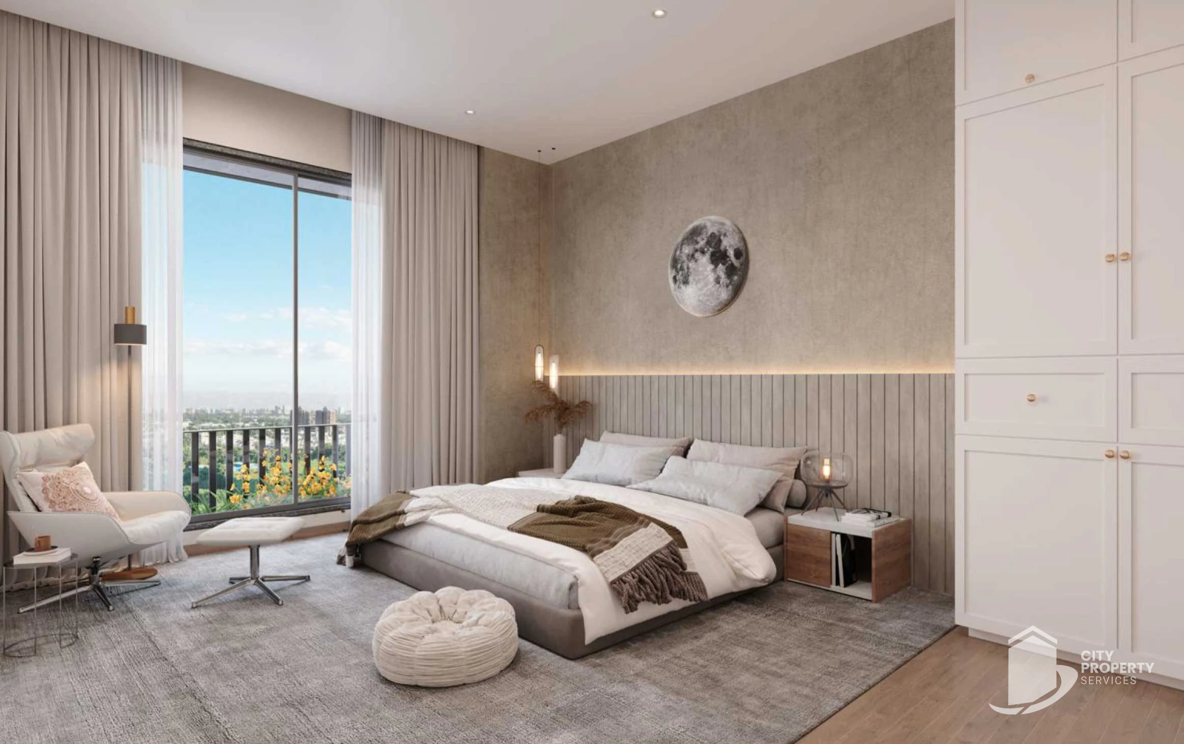 Rewa, Bodakdev, bedroom | City Property Services