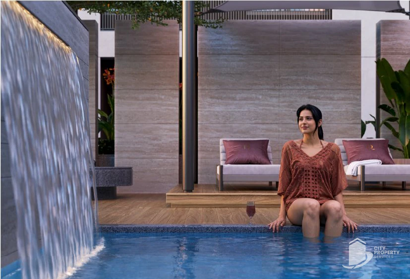 Riviera Crown, Vaishnodevi Circle, swimming pool | City Property Services