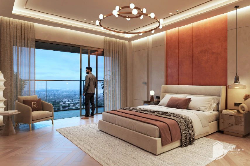 Riviera Crown, Vaishnodevi Circle, bedroom | City Property Services