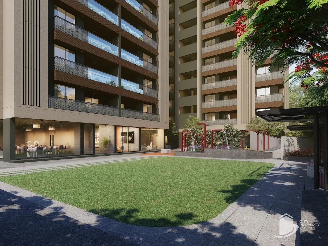 Samatva Amaryllis, Science City, landscape | City Property Services