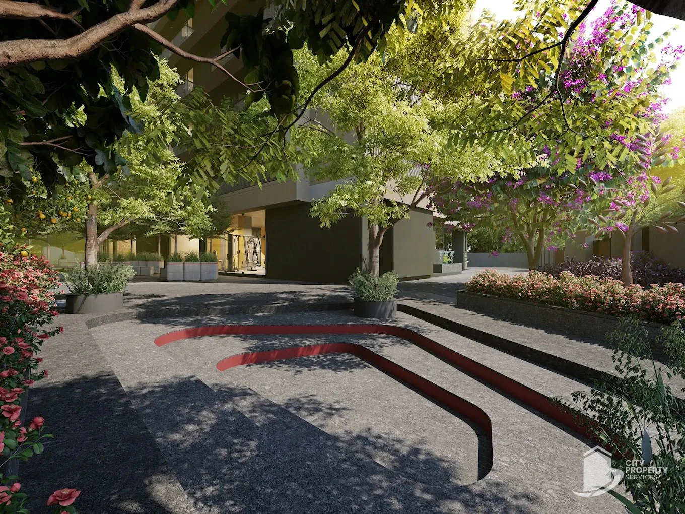 Samatva Amaryllis, Science City, landscape | City Property Services