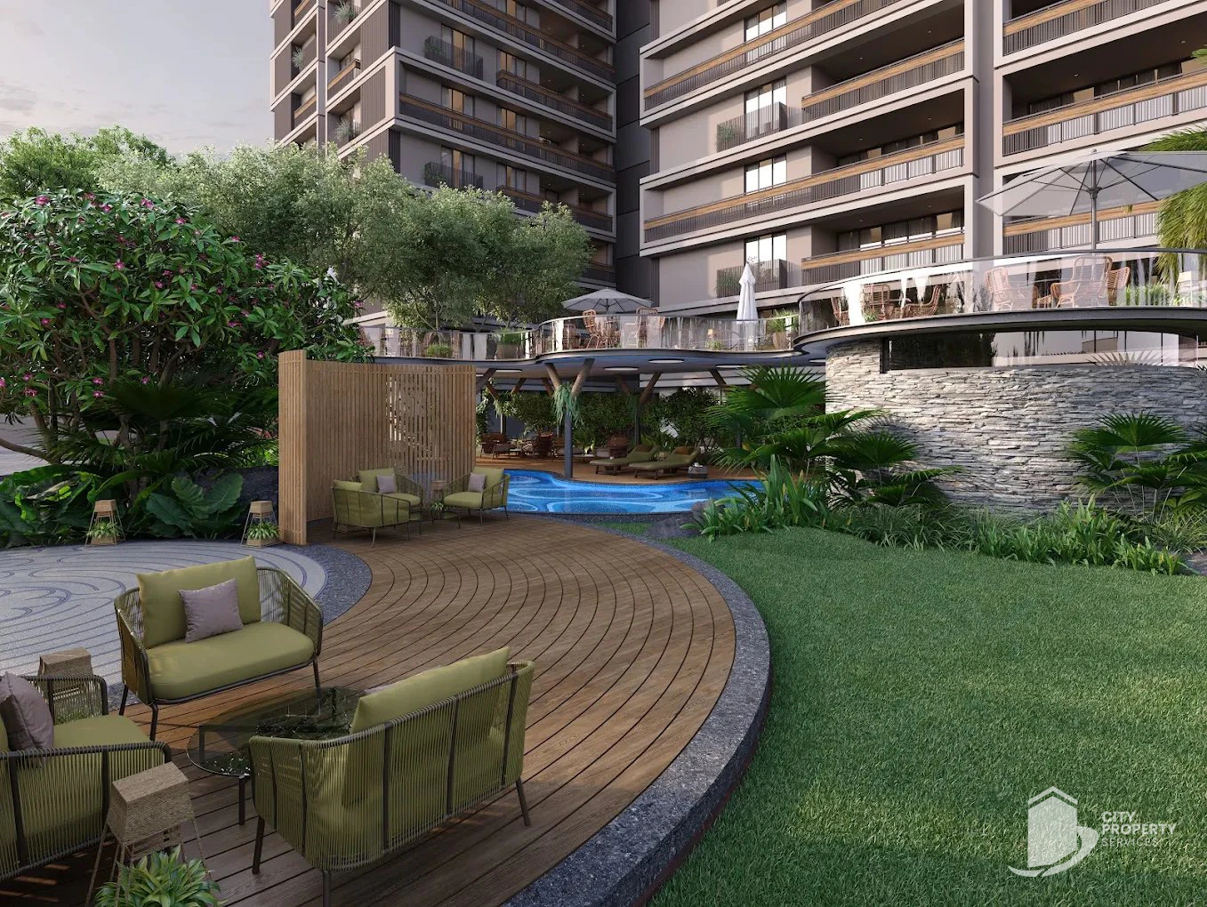 Samatva Magnolia, Ognaj, landscape | City Property Services