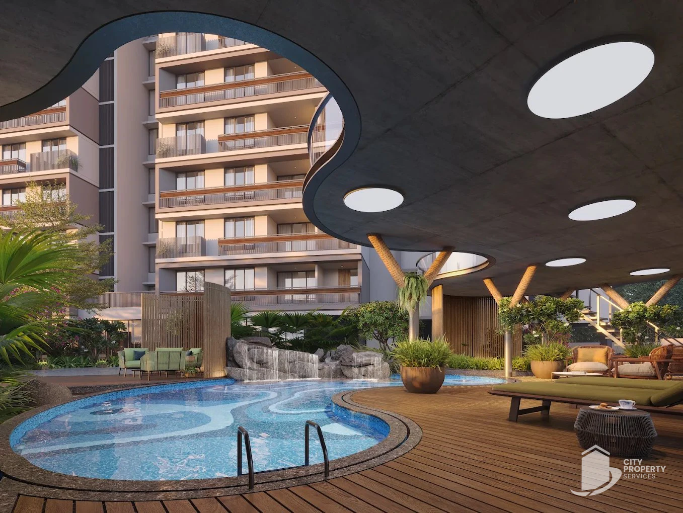 Samatva Magnolia, Ognaj, swimming pool | City Property Services