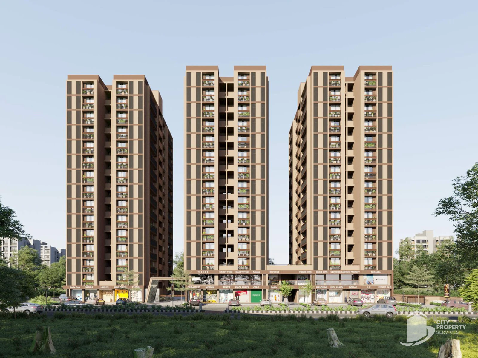 Sarang Sky, SG Highway, exterior | City Property Services