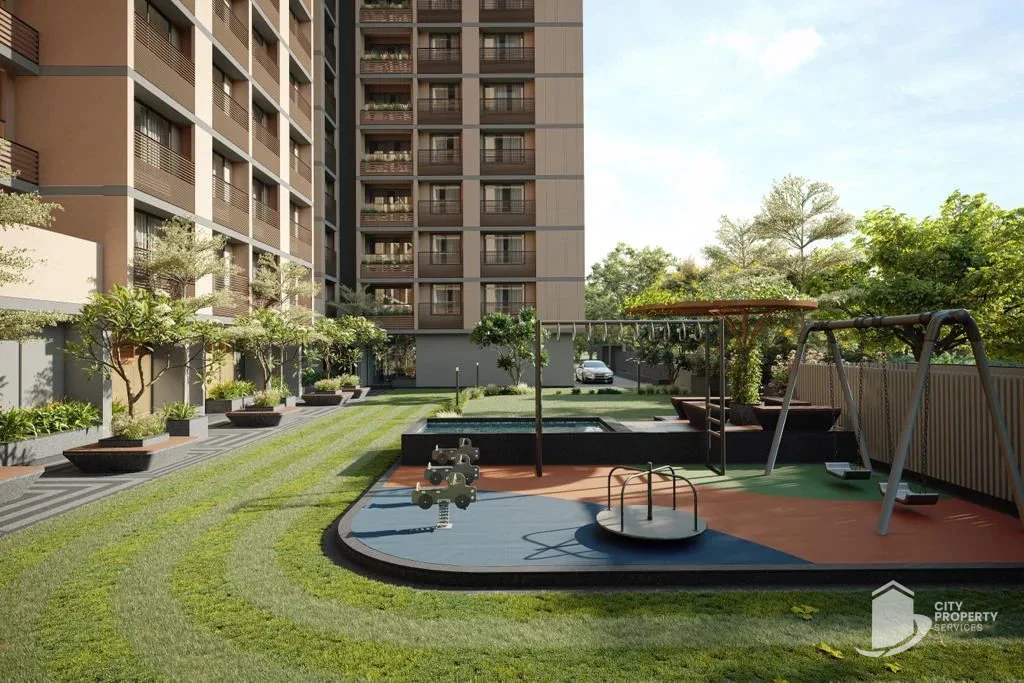 Sarva One26, Vaishnodevi Circle, kids' play area | City Property Services