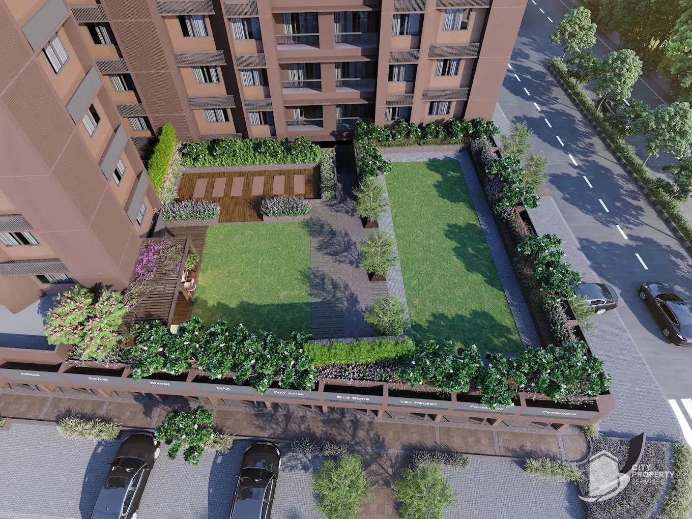 Serenity Life, Vaishnodevi Circle, aerial view | City Property Services