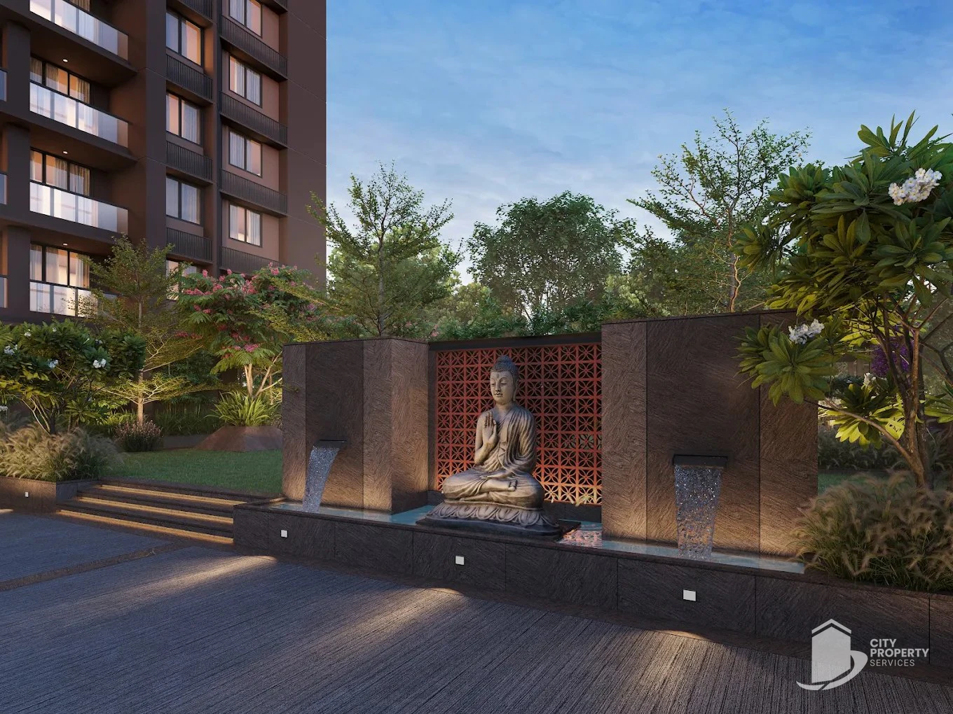 Serenity Life, Vaishnodevi Circle, landscape | City Property Services