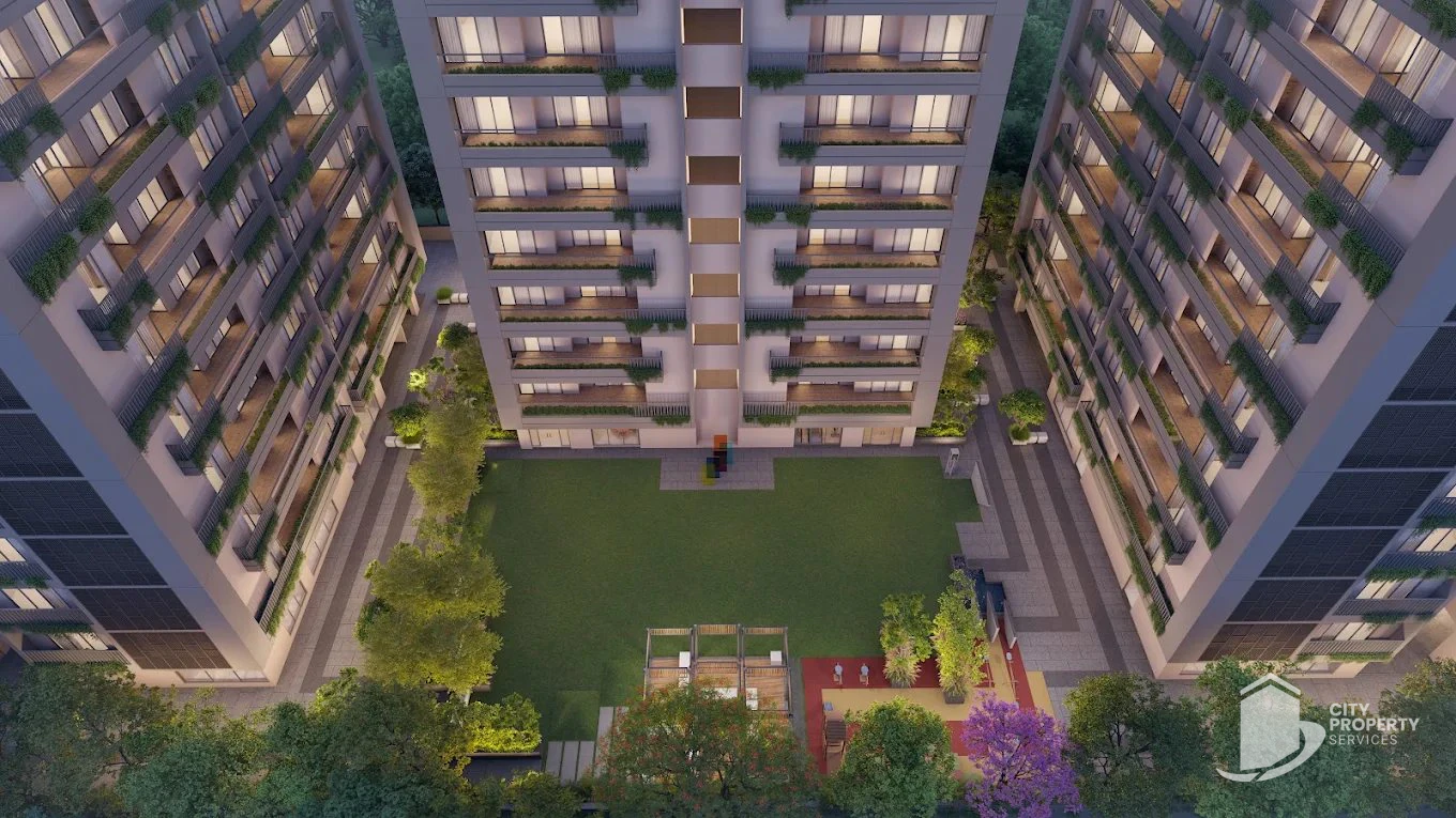 Serenity Status, Vaishnodevi Circle, aerial view | City Property Services
