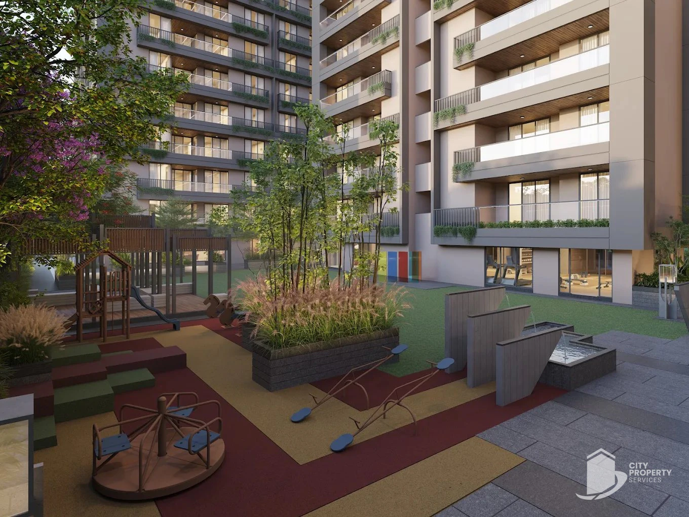 Serenity Status, Vaishnodevi Circle, kids' play area | City Property Services
