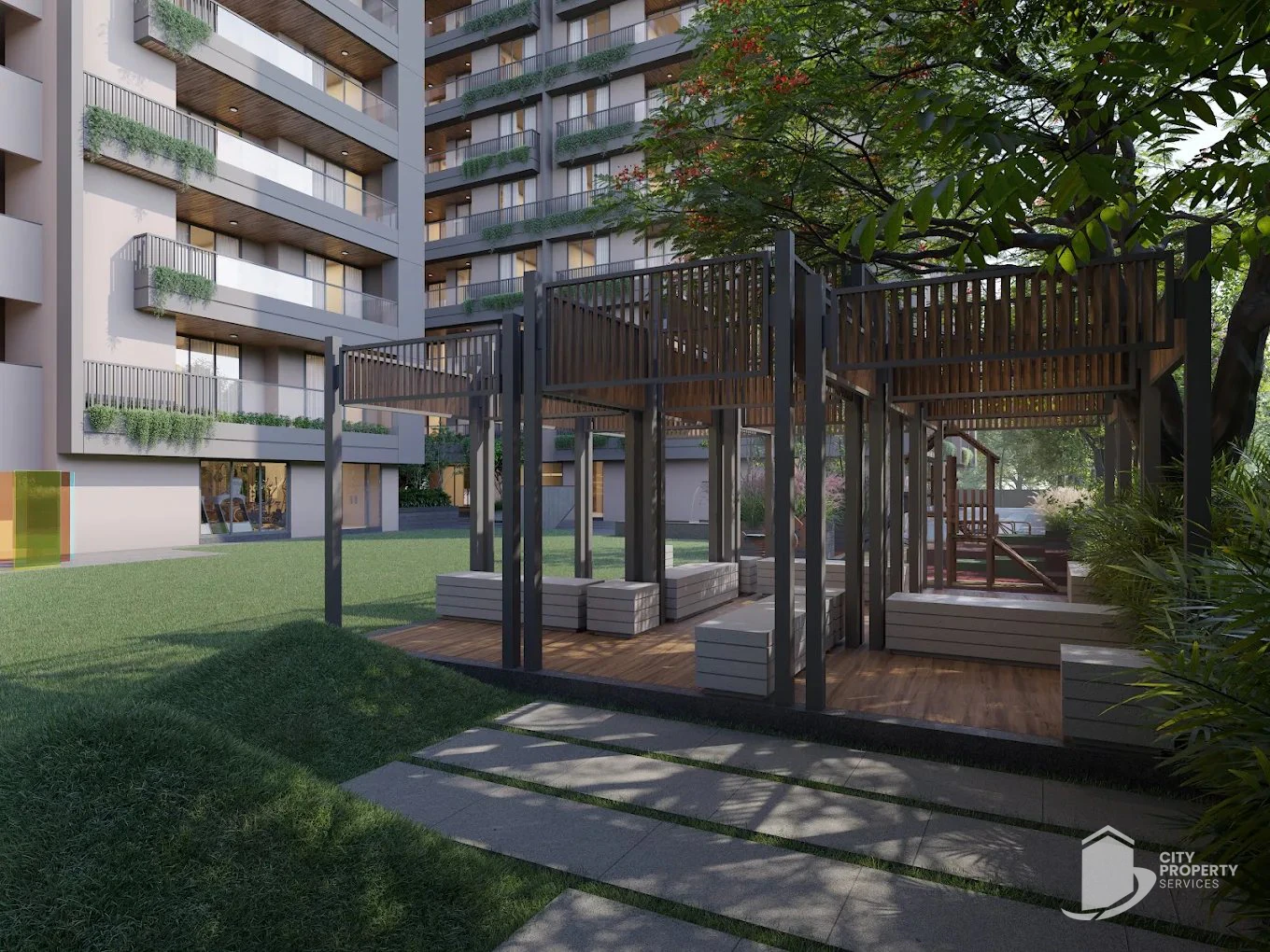 Serenity Status, Vaishnodevi Circle, landscape | City Property Services