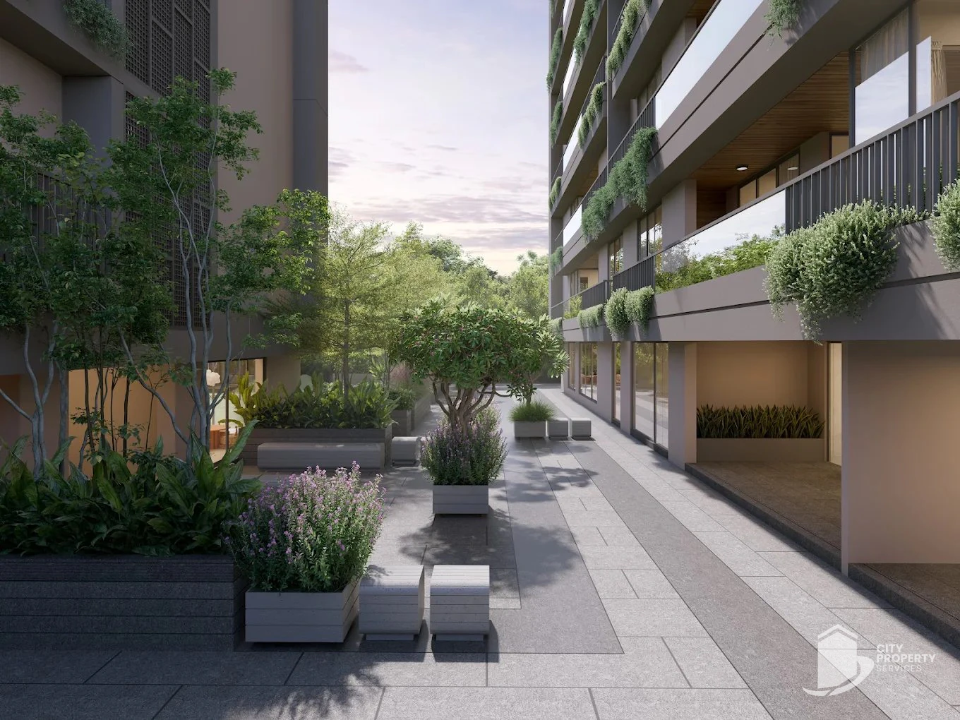 Serenity Status, Vaishnodevi Circle, landscape | City Property Services