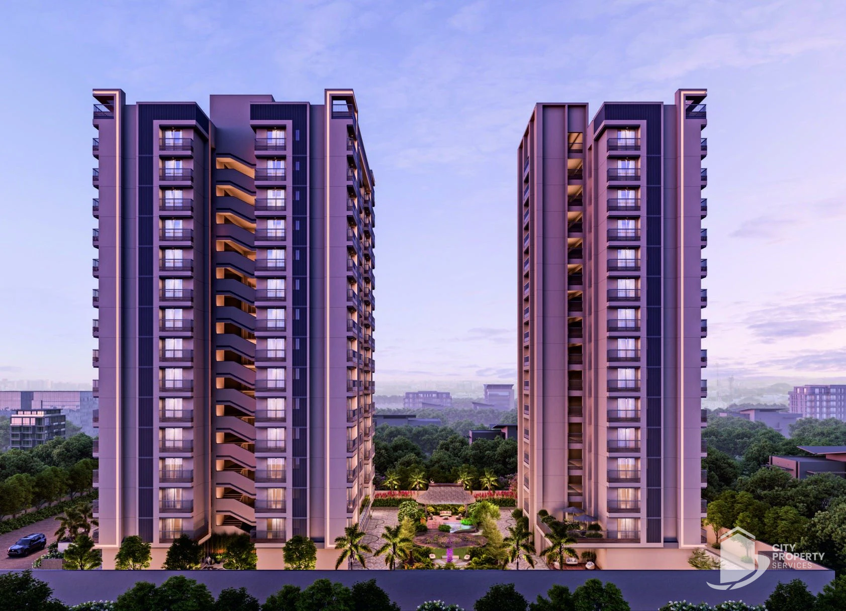 Shailraj Wisteria, Thaltej, exterior | City Property Services