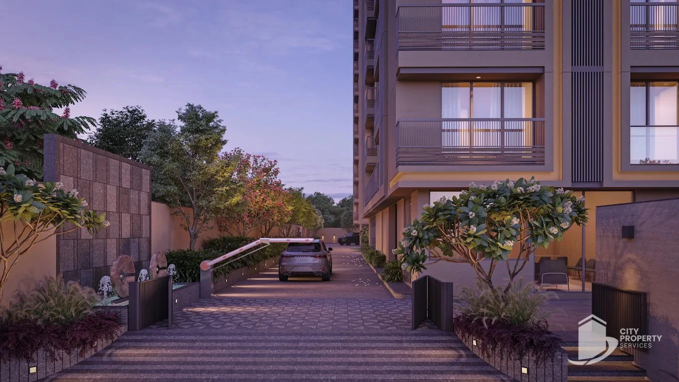 Shailraj Wisteria, Thaltej, entrance | City Property Services