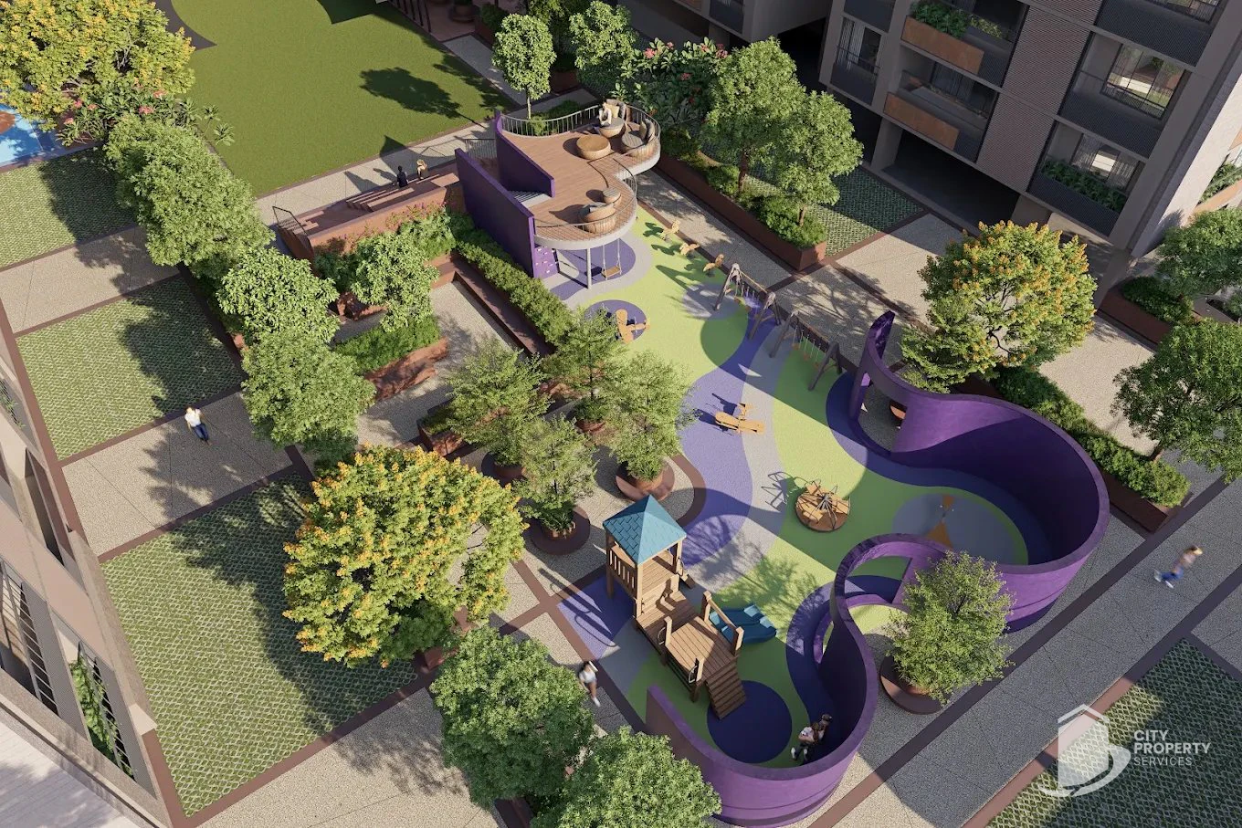 Shaligram Elevate, Ognaj, kids' play area | City Property Services