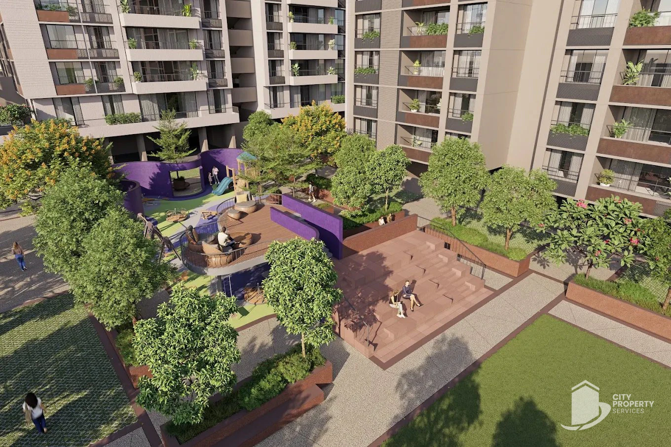 Shaligram Elevate, Ognaj, landscape | City Property Services