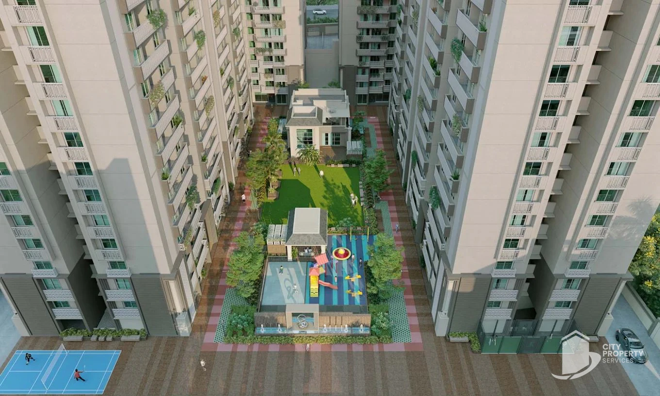 Sharanya Altura, Shilaj, aerial view | City Property Services