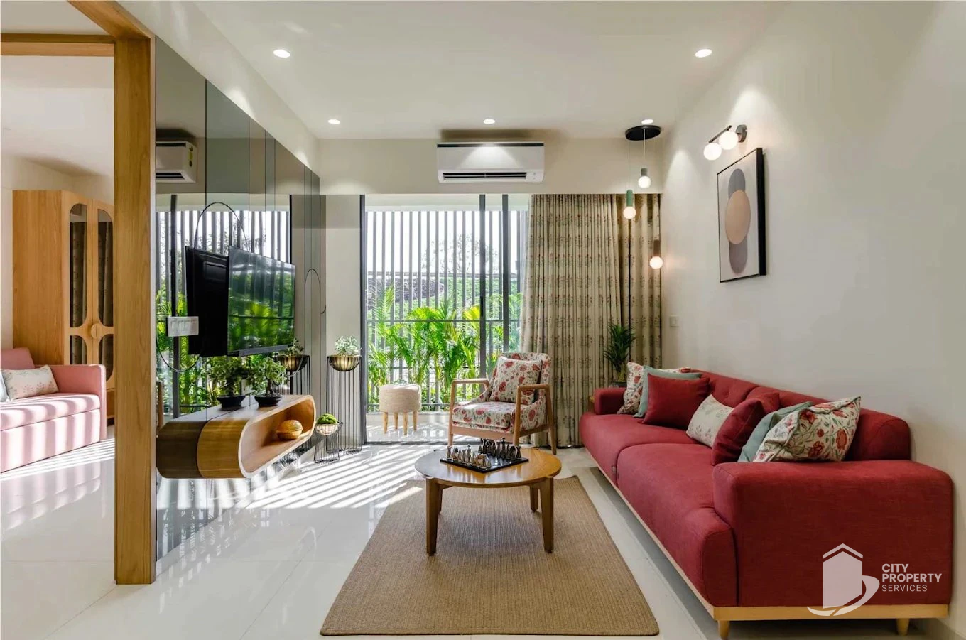 Sharanya Altura, Shilaj, living room | City Property Services