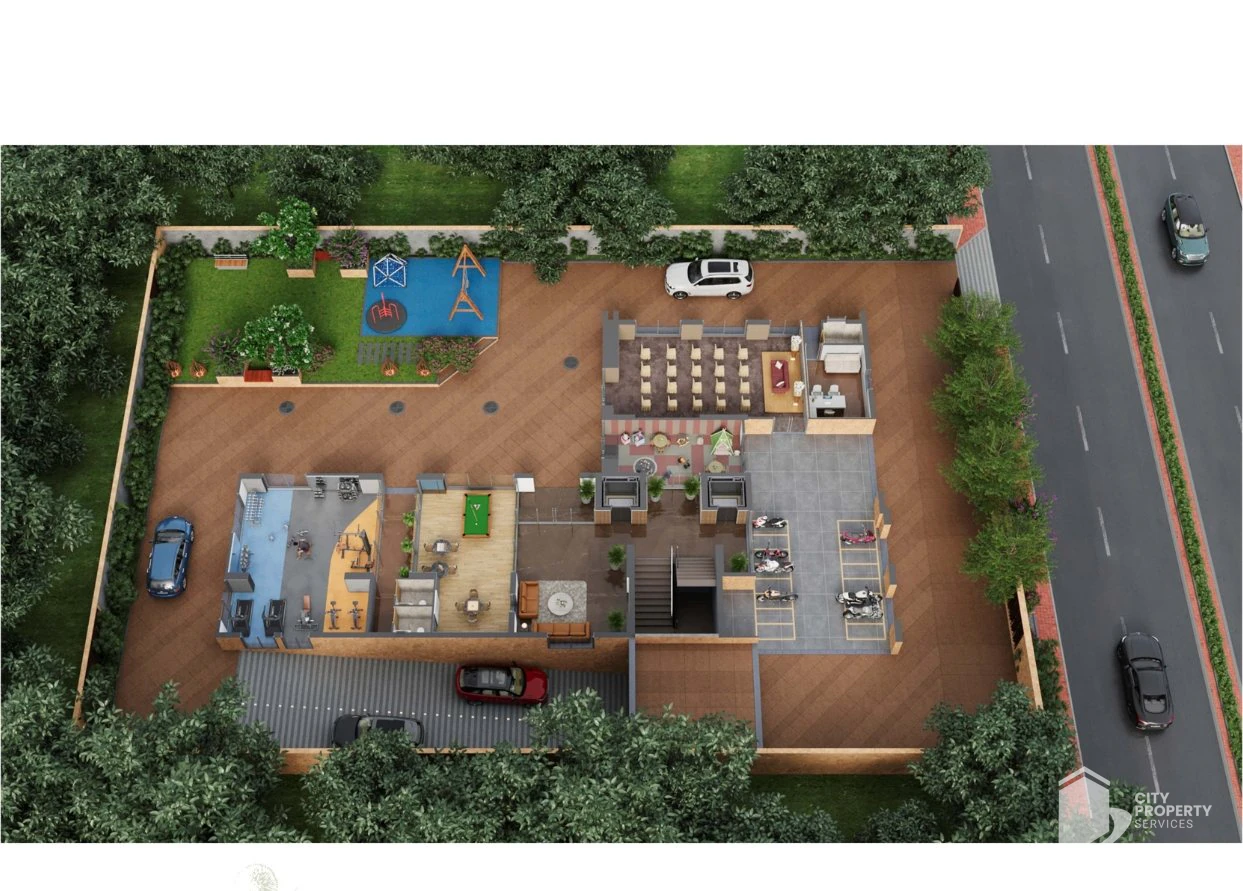 Sharanya Kadamb, Shilaj, aerial view | City Property Services