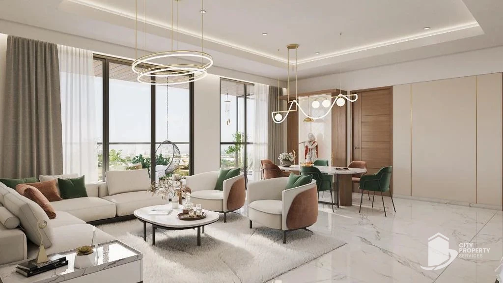 Shashwat Evana, Khoraj, living room | City Property Services