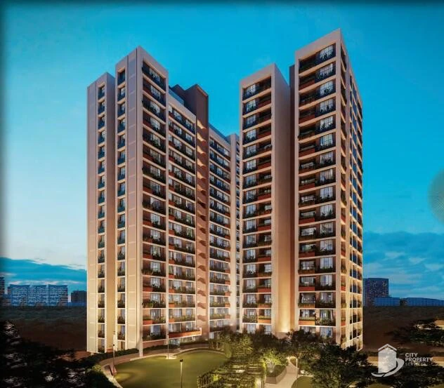 Shilp Celestial, Vaishnodevi Circle, night view | City Property Services