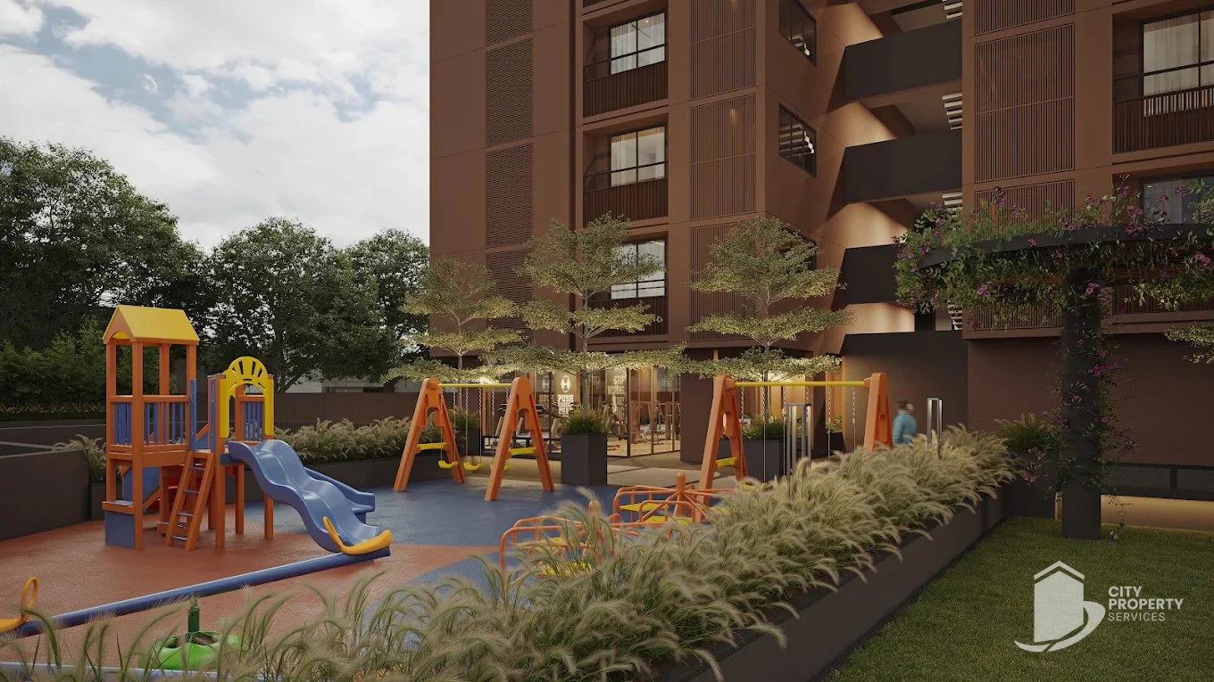 Shilp Paradise, Sindhu Bhavan Road, kids' play area | City Property Services